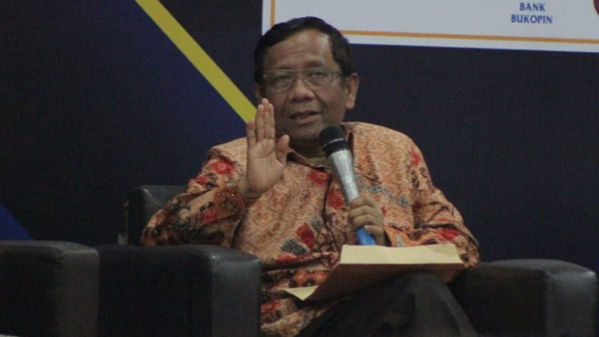 S’il Vous Plaît Critiquer L’arrestation De 3 Terroristes Présumés à Bekasi, Mahfud MD: Tant Que Vous N’enfreignez Pas La Loi