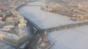 Catat Suhu Minus 21 Derajat Celcius, St. Petersburg Pecahkan Rekor 128 Tahun
