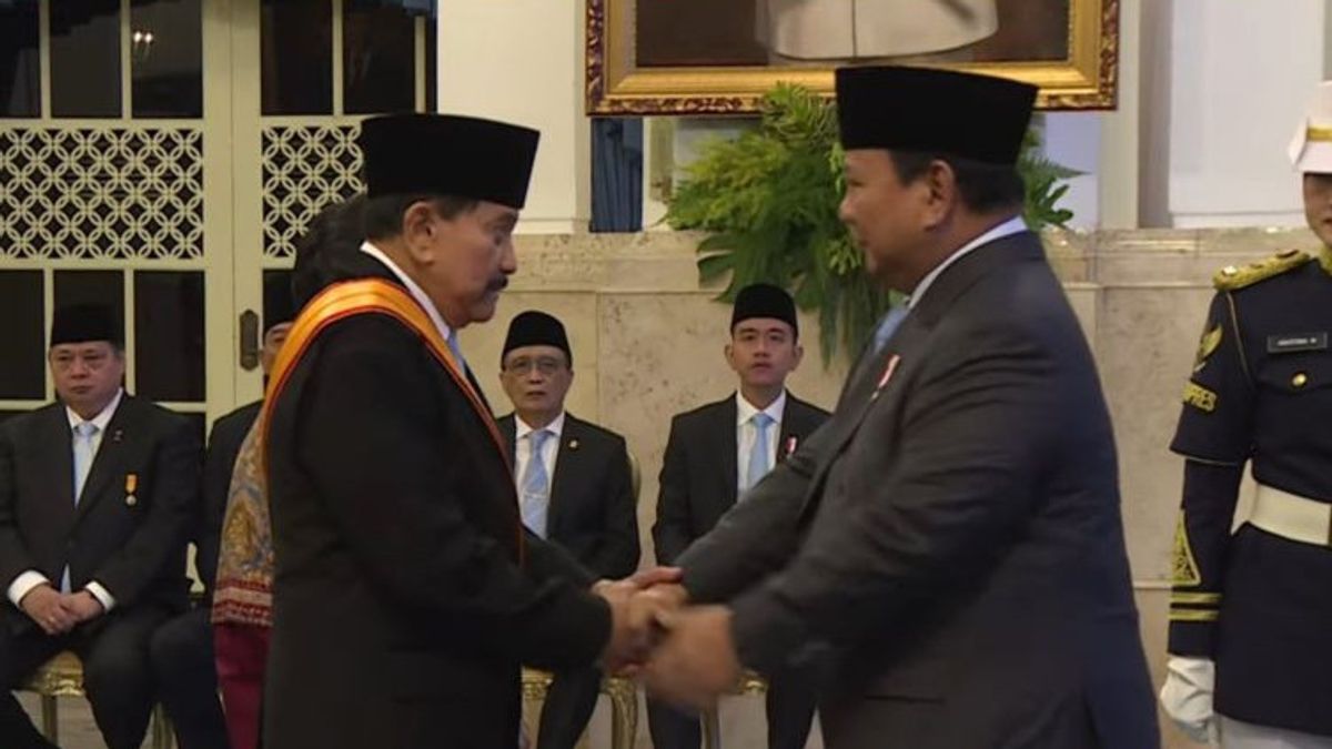  Di Istana, Prabowo Anugerahi Jenderal (Purn) Hendropriyono Bintang Republik Indonesia Utama