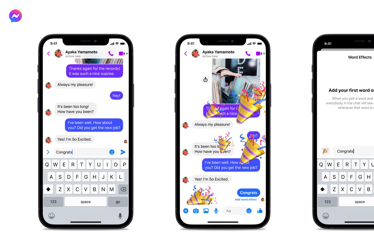 フェイスブックメッセンジャーでワードメッセンジャー機能を使用する方法