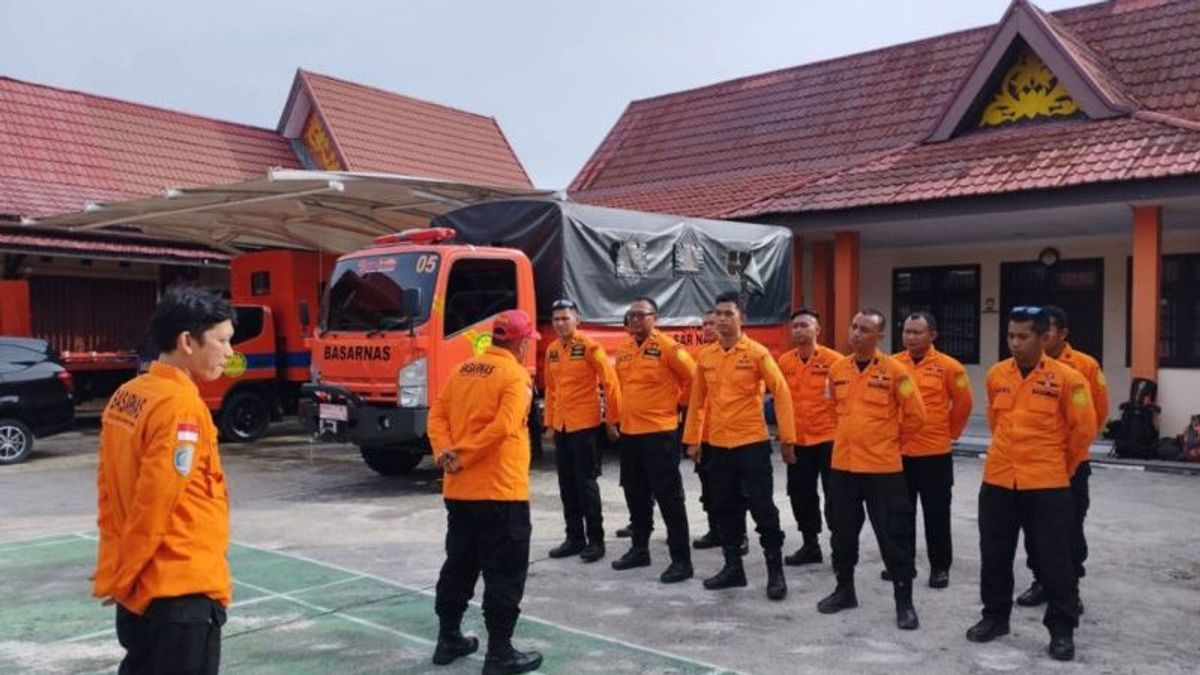 6 Riau piégé par l’éruption du mont Marapi Sumbar, Basarnas Pekanbaru Envoyer du personnel d’aide à l’évacuation