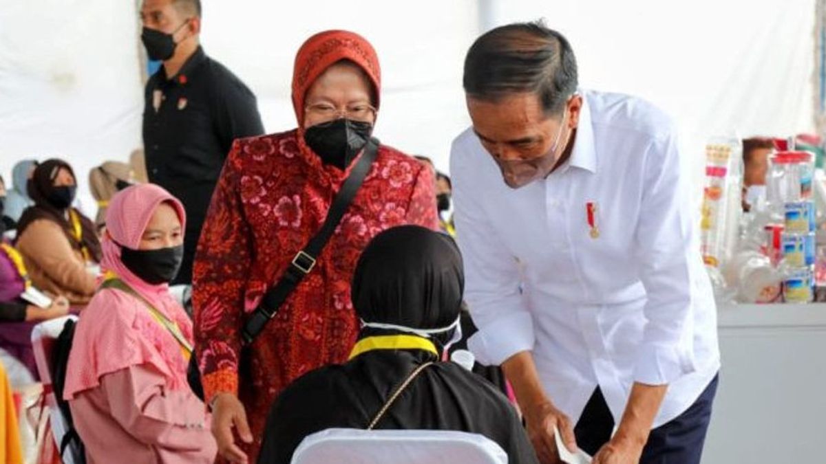 Forward To The East Java Regional Election, Jokowi Respects Risma Resigning From The Minister Of Social Affairs