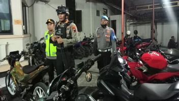 Thousands Of Motors Confiscated At The Surakarta Police Due To Public Complaints Feeling Disturbed By Noise