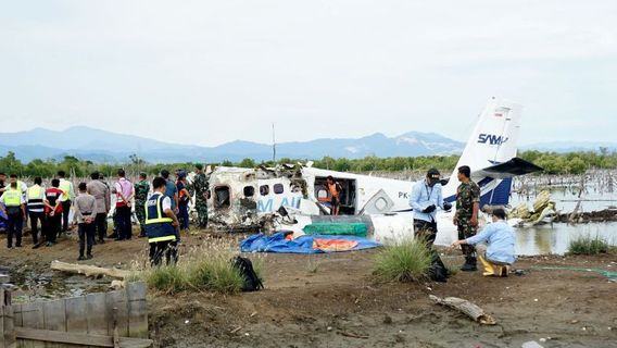 KNKT Investigate The Beginning Of The SAM Air Plane Accident In Pohuwato Gorontalo