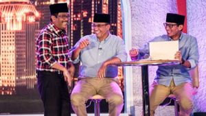 Anies Baswedan And Djarot Saiful Hidayat Insinuate Each Other About The Governor Of Singles In Today's Memory, October 19, 2018