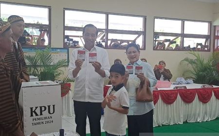 Coblos di TPS 012 Banjarsari, Jokowi Imbau yang Menang Pilkada 2024 Jangan Jemawa