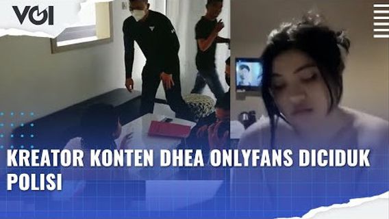 视频：Dhea Only粉丝被警方逮捕的几秒钟