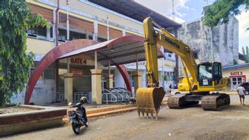 Old Building Demolished, Advanced Stage Of Mattoanging Stadium Project In Makassar