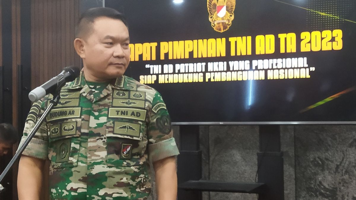 Usai Pimpin Rapim, KSAD Kirim Pasukan TNI AD ke Papua Kejar KKB