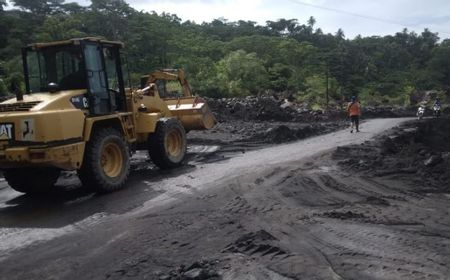 BPBD: Waspadai Banjir Material Vulkanik Erupsi Gunung Karangetang