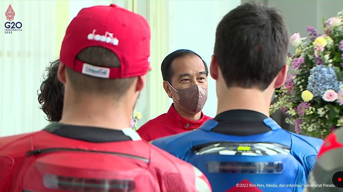 Obrolan Jokowi dan Pebalap MotoGP: Fans Anda di Indonesia Ini Banyak Sekali