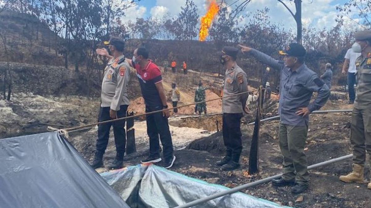 Pemkab Muba Datangkan Bantuan Ahli SKK Migas untuk Padamkan Kebakaran Sumur Minyak Illegal