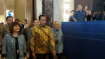 President Jokowi Attends The Inauguration Of Apindo's Management