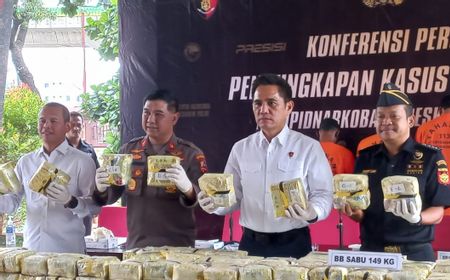 Polisi Tembak Mati Satu Bandar Besar di Balik Penyelundupan 149 Kilogram Sabu Asal Malaysia   