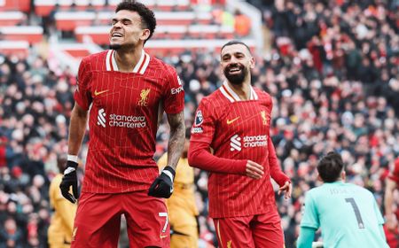 Tak Sulit Kalahkan Wolves, Liverpool Kembali Jaga Jarak Poin dengan Arsenal