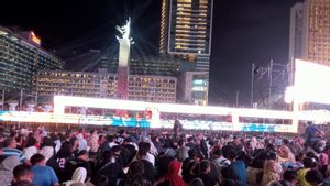 HI环形交叉路口中的“Semarak Jakarta Mendunia”作为作物田的作物田