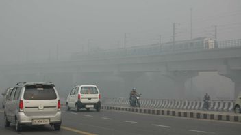 厚雾 干扰 印度新德里 的航班和火车旅行