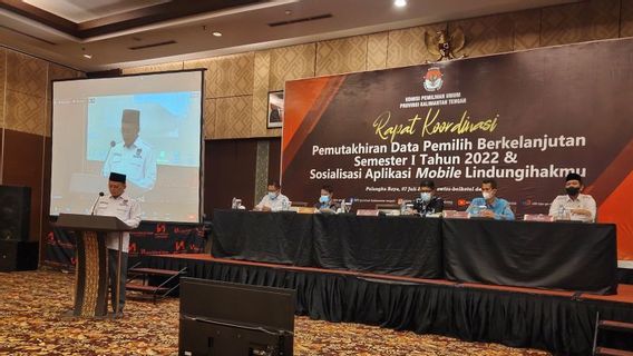 KPU Kalteng Data 1,7 Juta Lebih Pemilih Berkelanjutan Juni 2022