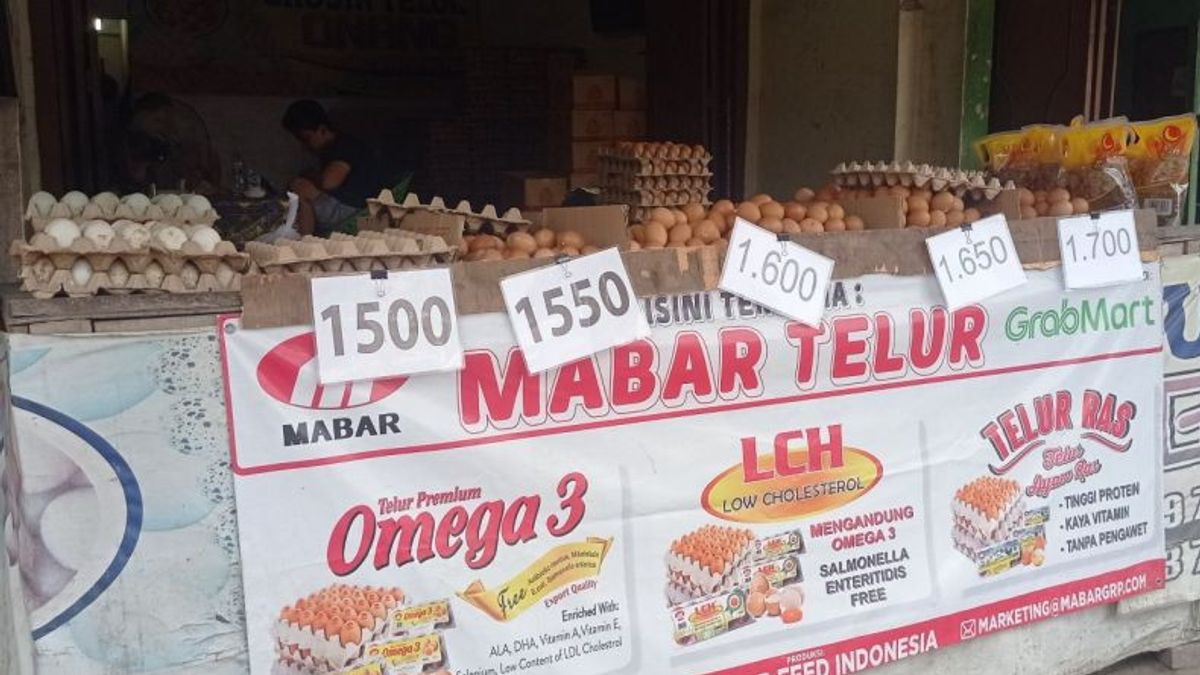    鸡蛋价格上涨，使棉兰的摊主不安分