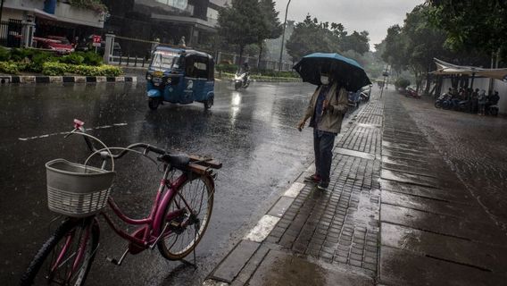 Prévisions Météorologiques BMKG: Un Certain Nombre De Régions De Jakarta Ont Le Potentiel D’orages Accompagnés De Vents Forts