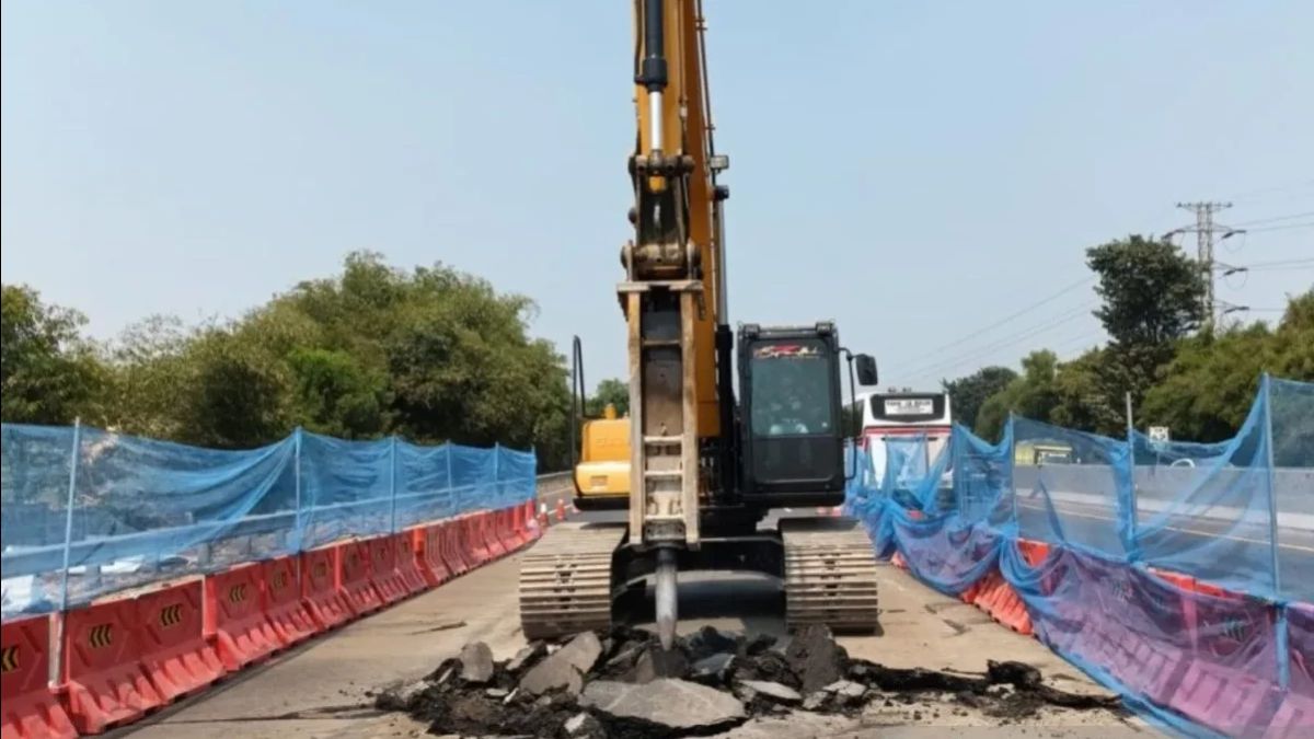 Awas Macet Ada Perbaikan Jembatan di Jalan Tol Jakarta–Cikampek, Rampung 4 Hari ke Depan