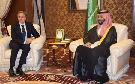 Bertemu di Jeddah, Ini yang Dibahas Putra Mahkota Saudi Mohammed Bin Salman dan Menlu AS Antony Blinken