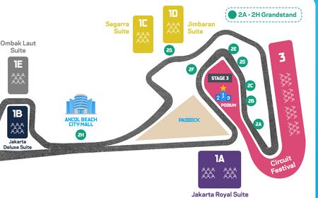 Tiket Formula E Dijual 1 Mei, Mulai dari Rp250 Ribu Hingga Rp10 Juta, Ini Rinciannya