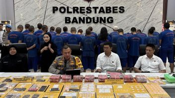 Bandung Police Thwarts Circulation Of 9 Kilograms Of Crystal Methamphetamine