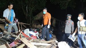 Rumah Meledak Hingga Rata dengan Tanah, Tukang Ojek Pangkalan di Banten Tewas, Istrinya Luka Berat