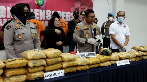 Ganja asal Medan Sebanyak 48 Kilogram Berhasil Dibongkar Polisi