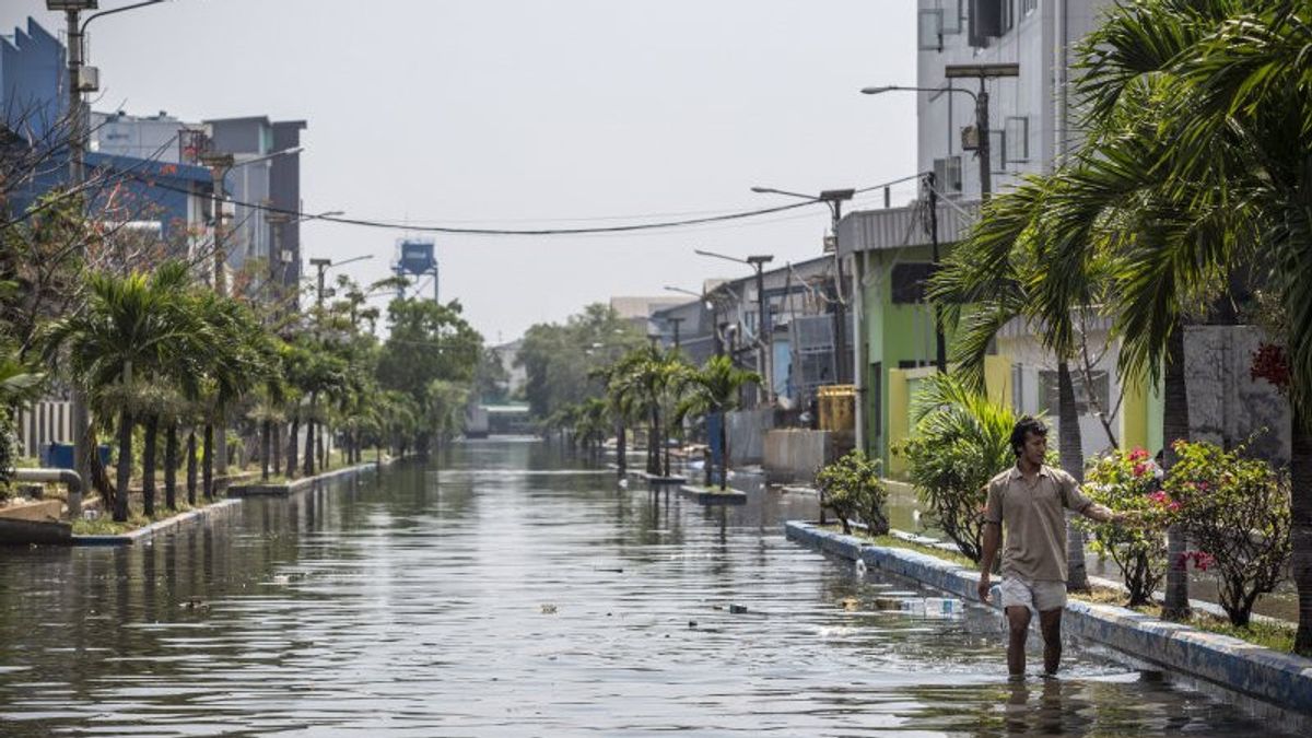 爪哇岛北海岸社区被要求提前一周意识到洪水罗布