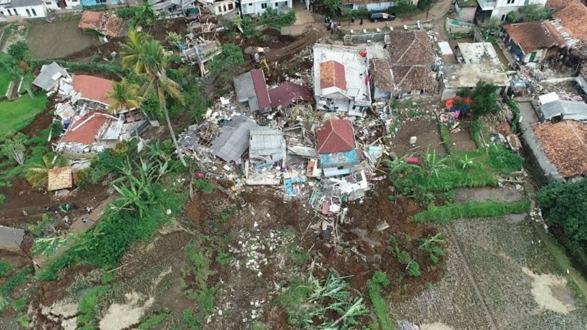 为Cianjur地震灾民受损房屋提供的援助资金，以下是轻微受损至最严重人员金额的详细信息