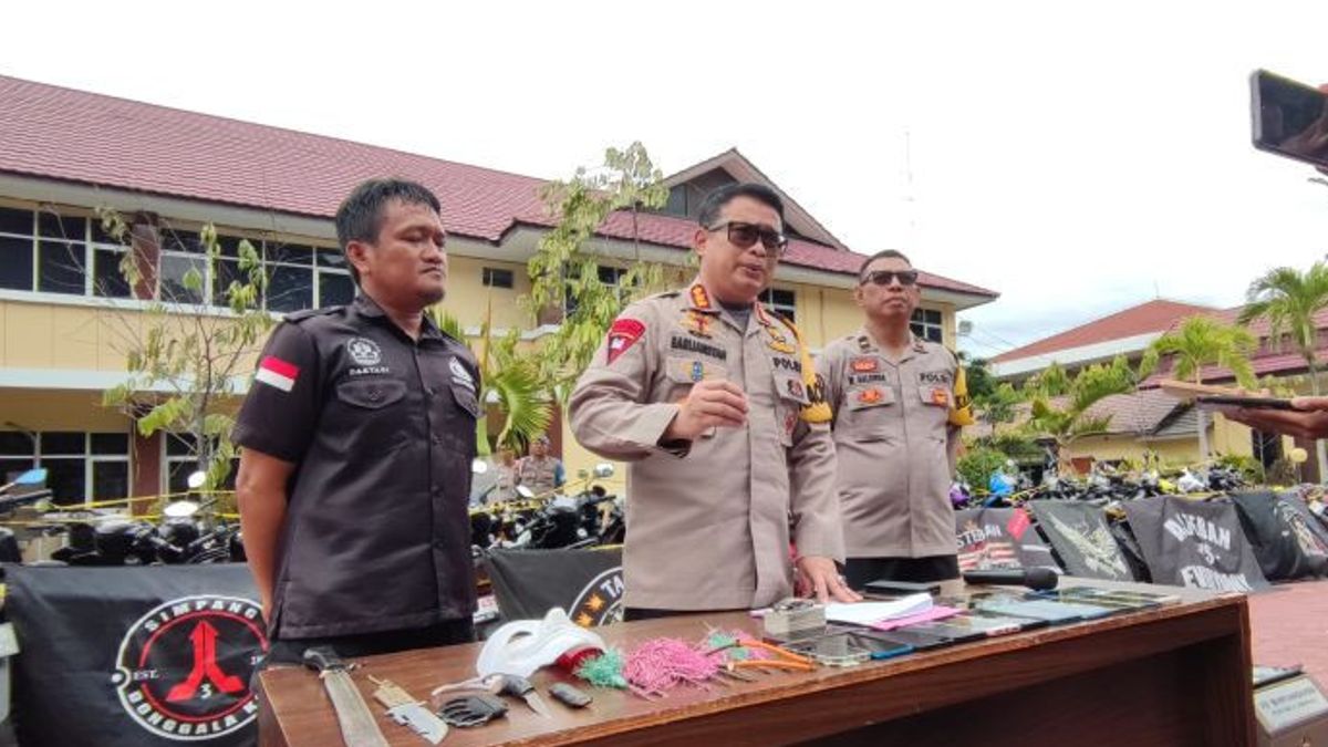 96 Members Of The Motorcycle Gang Disturb Palu Residents Arrested, 84 Student Status