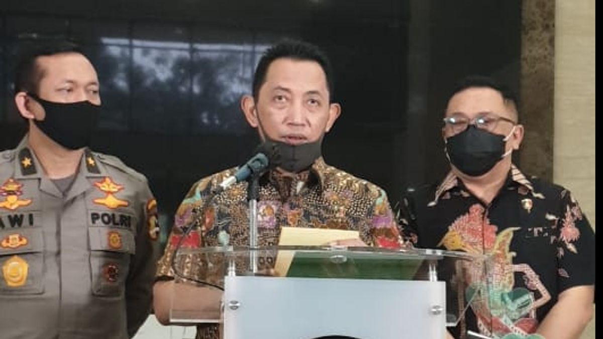 La Grande Affaire Révélée Par Listyo Sigit à Bareskrim, Candidat Préféré De Jokowi Chef De La Police  