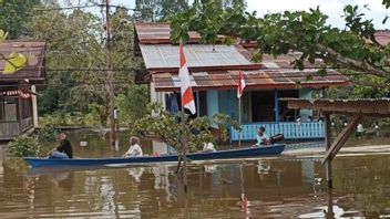    カプアスの16の村 Hulu Kalbar 洪水