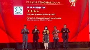 PP Presisi Dapat 2 Penghargaan dalam Top GRC Awards 2022