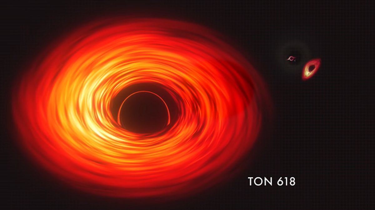 NASA Reveals The Surprising Size Of The Largest Black Holes Animated