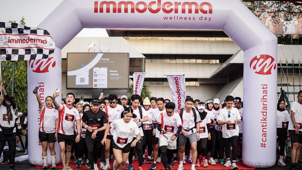 インモデルマファンラン5K:スマランからボジョネゴロまで、健康的な動きに熱心な住民