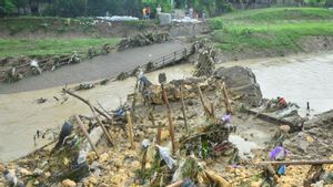 Perbaikan Tertunda, Jembatan di Kabupaten Grobogan Ambrol Diterjang Arus Sungai