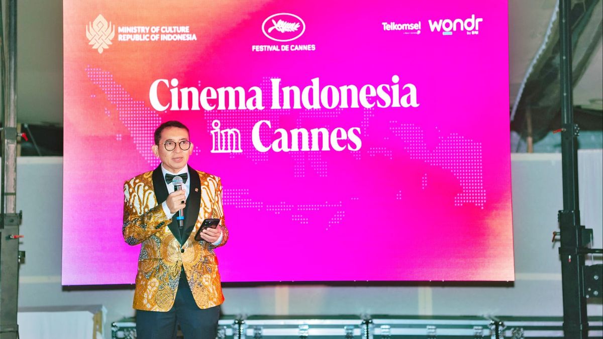Cinema Indonesia In Cannes 2025, Menbud Undang Para Sineas Dunia Berkolaborasi