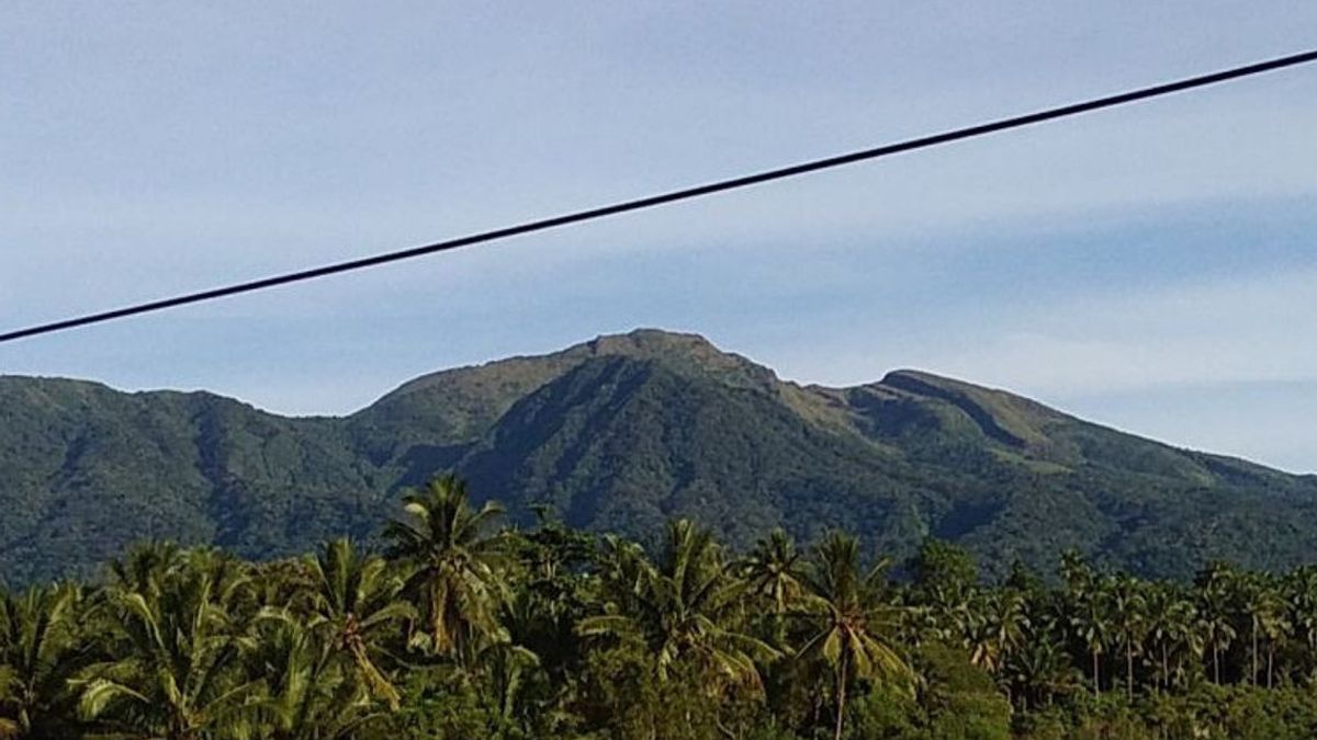 BPBD要求居民保持警惕的Sangihe Sulut Siaga的Awu山的地位