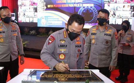 Kapolri Resmikan 100 Ribu Rumah untuk ASN Polri