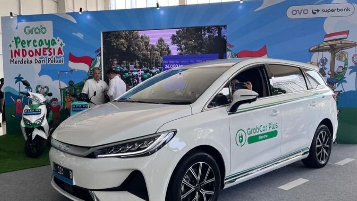 汚染を減らすために、Grab Indonesiaは今年1,000台の電気自動車を追加