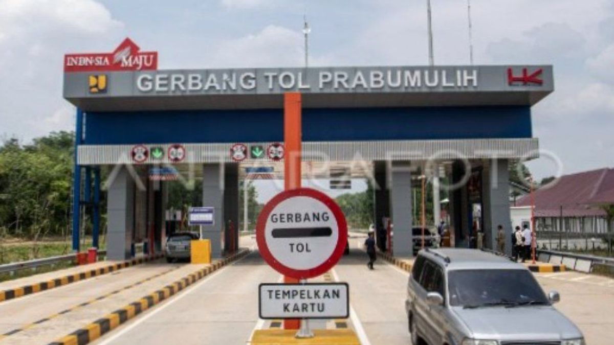Indralaya-Prabumulih收费公路不再免费,最低票价为85,000印尼盾