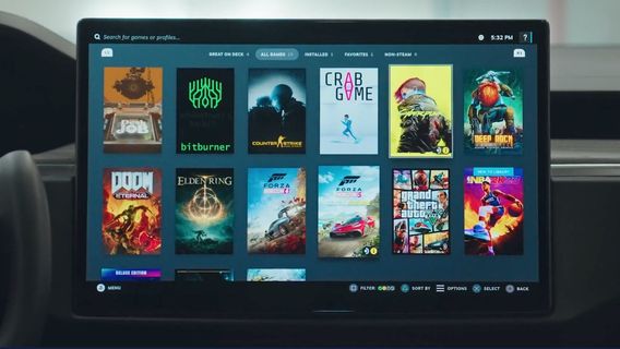 テスラ車がより多くのゲームのためにSteamと統合されました