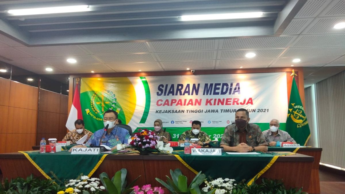 East Java Prosecutor's Office Saves Rp1.55 Trillion Of State Money Throughout 2021