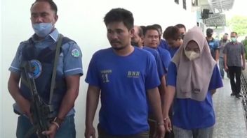 由于诱人的工资为5000万卢比，不顾一切地带来10公斤冰毒，恋人逮捕了BNNP北苏门答腊