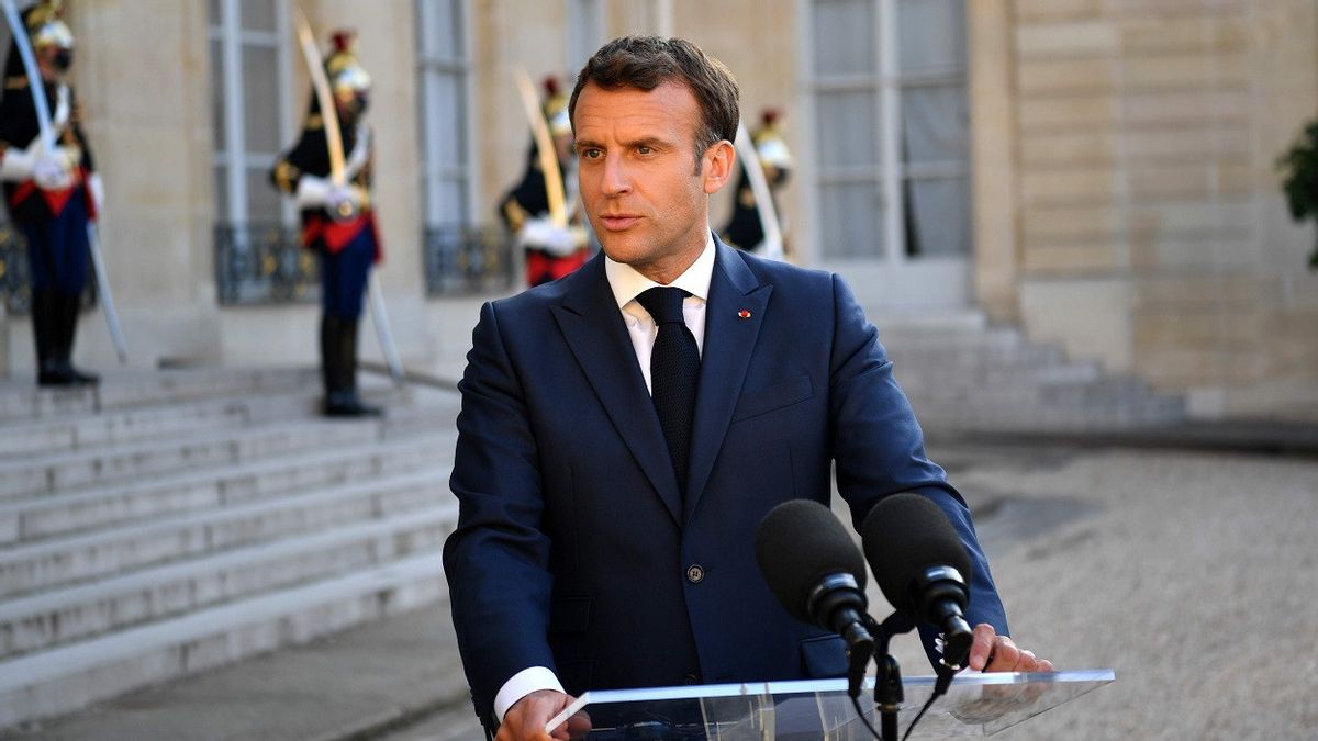 President Macron: We Cannot Let the Idea of ​​War Against Hamas Mean Leveling Gaza
