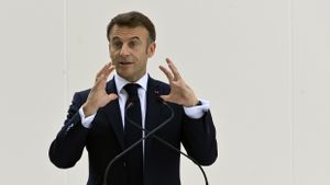 French President Macron Says Dialogue With Russia Must Continue