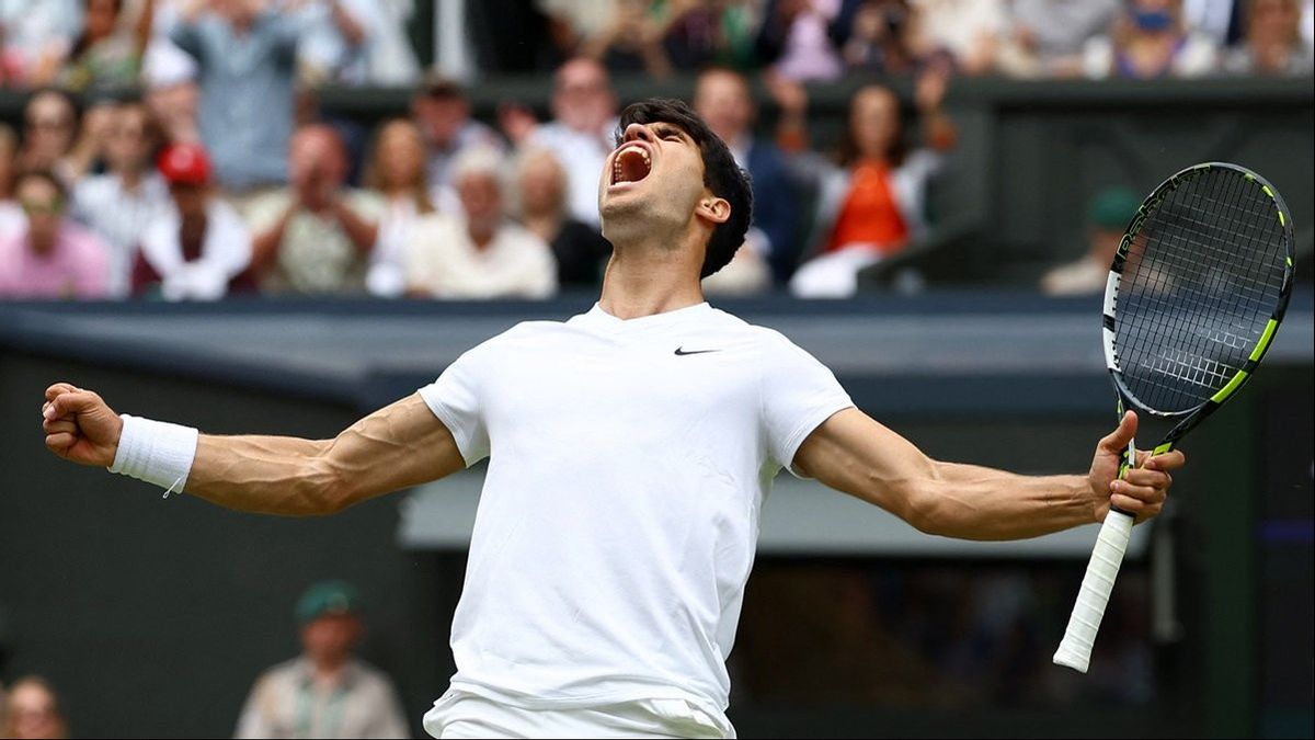 Défait Novak Djokovic sets, Carlos Alcaraz Juarai Son seul fils Wimbledon 2024